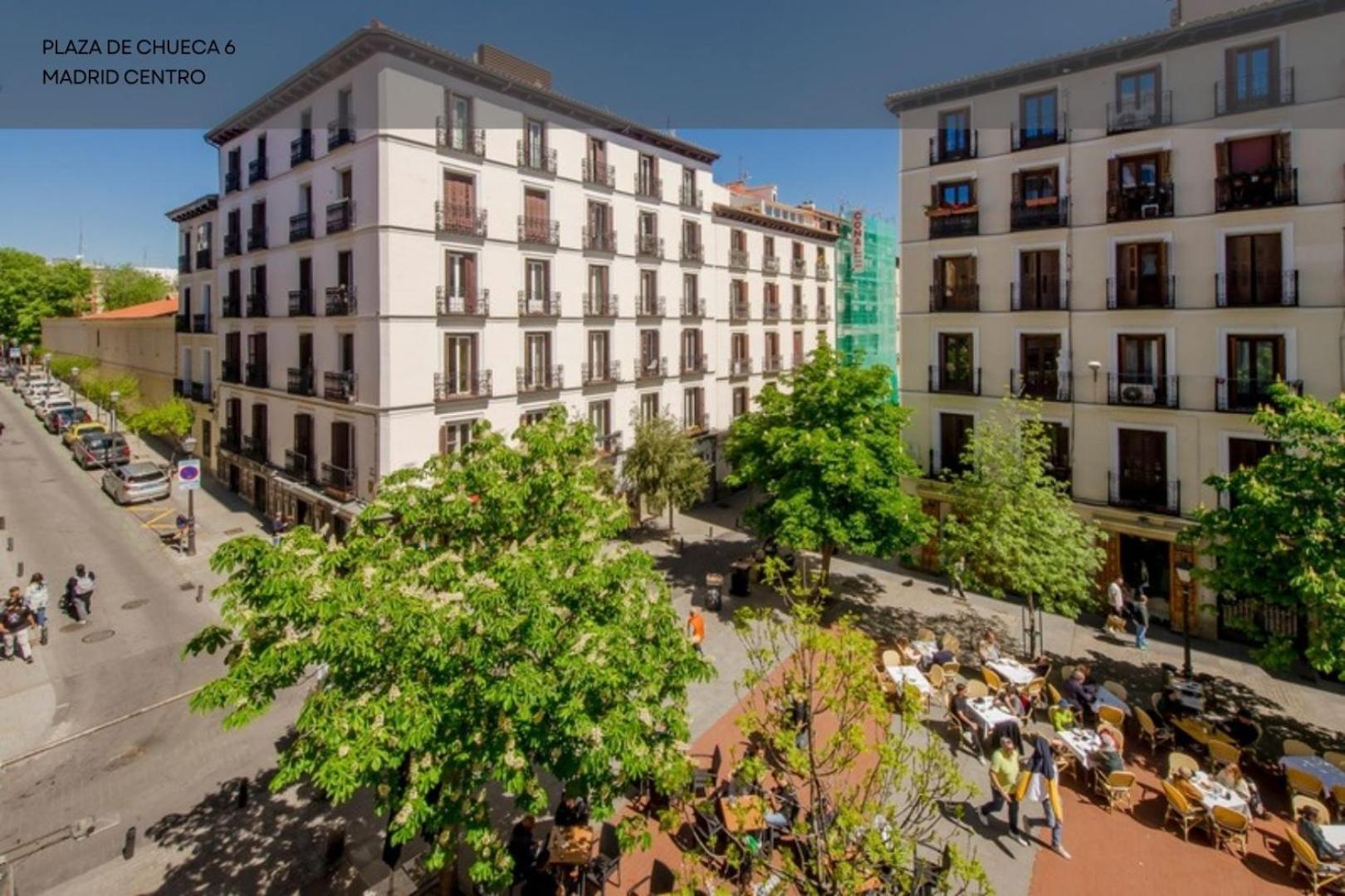 Refugio Cultural Para 3, En Plaza De Chueca Madrid Exterior foto